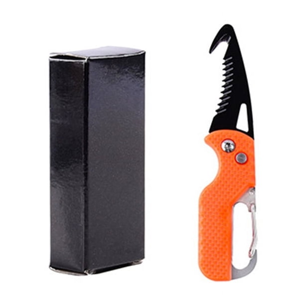 The Ultimate Outdoor Multitool: Serrated and Hook Blade Folding Utility Knife, Camping Knife, Parcel Knife, Pocket Carton Cutter, and Box Opener