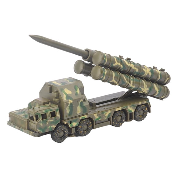 1/72 S-300 Ensamblaje De Misiles De Defensa Aérea Rusa Vehículo De Lanzamiento De Juguete Verde