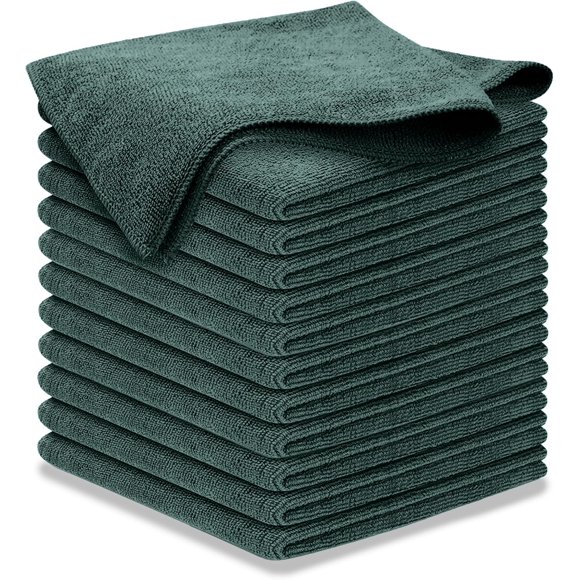 Paño de microfibra USANOOKS 32 cm Verde – Pack de 12