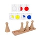 thumbnail image 2 of Materiales matemáticos Montessori, manipuladores matemáticos de equivalencia con muñecos de clavija, clasificación de formas para niños, niños y niñas, 2 of 5