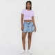 thumbnail image 4 of Polera Mujer Manga Corta Crop Cotton Spx Lila Corona, 4 of 5