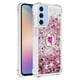thumbnail image 3 of FOXDOCK Funda Glitter Líquida para Samsung Galaxy A17 con Anillo Brillante, TPU Antichoques y Esquinas Reforzadas, Soporte, 3 of 6