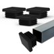 thumbnail image 1 of Tapones de plástico Prescott Plastics, tubos cuadrados de 38,1 mm, paquete de 20, 1 of 7