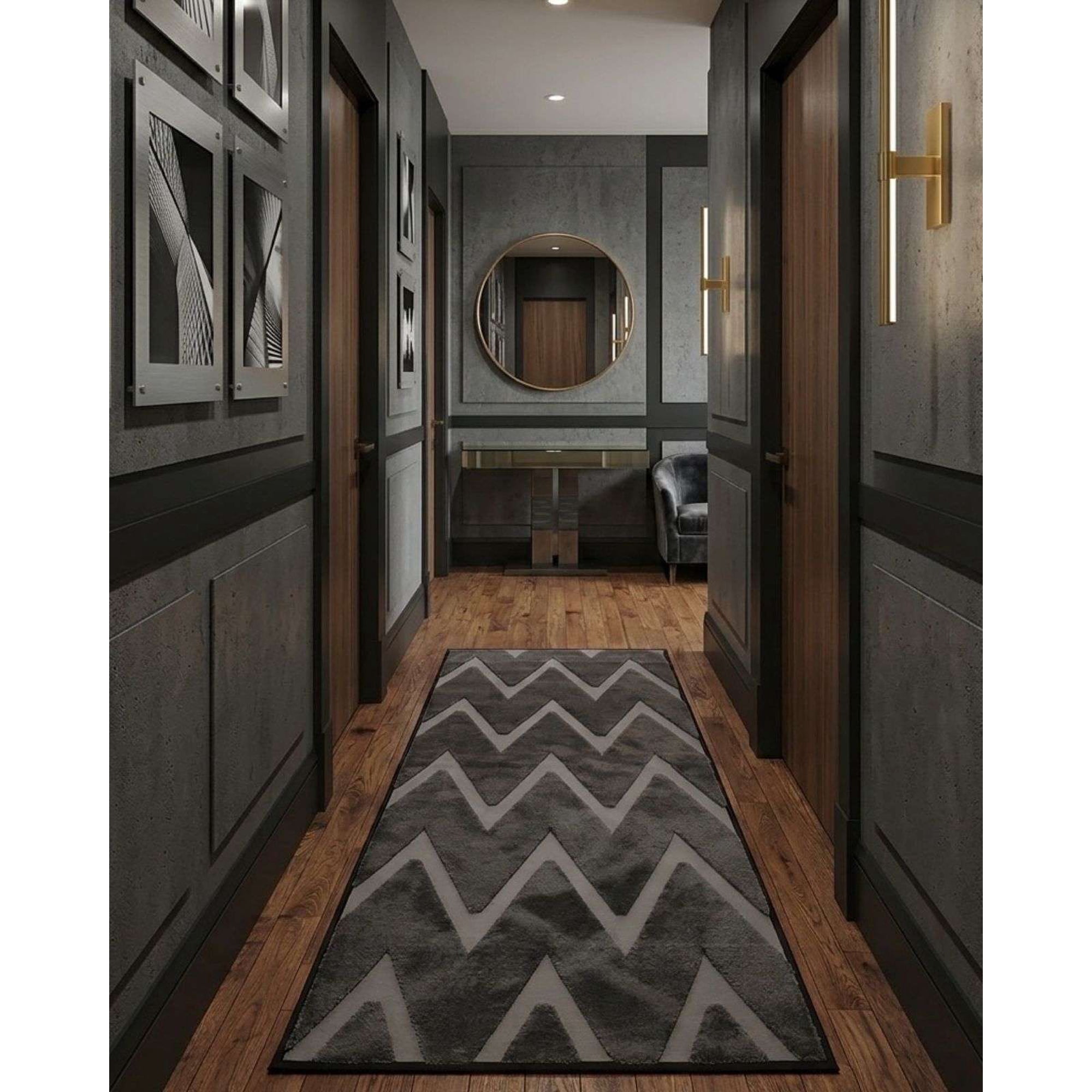 Imac Hogar - Alfombra De Pasillo Premium Colección Geometric Luxury 60 X 160 Cm