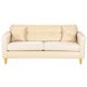 thumbnail image 1 of Sofa New Retro 3 Cuerpos Pu 04 Beige, 1 of 5