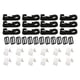 thumbnail image 1 of Kit de fijación de rodillos de cubierta solar, correa de nailon resistente al desgaste, correas y clips de cubierta de rodillo fáciles de instalar par 12 juegos, 1 of 5