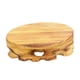 thumbnail image 2 of Base Circular De Madera Para Jarrón, Soporte Para Estatua De Buda, Base Baja Para Tetera Tallada En Madera, 2 of 3