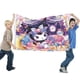 thumbnail image 2 of Kuromi Bandera impresa con temática, regalo perfecto para fanáticos, amigos y familiares, y adecuada para actividades al aire libre e interiores, decoraciones de fiesta. 60*90CM, 2 of 6
