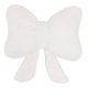 thumbnail image 4 of Cojín De Peluche Con Lazo, Un Adorno Versátil Y Estético Para Dormitorio, Coche, Sala De Estar, Color Blanco, 4 of 5