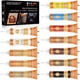 thumbnail image 1 of Kit de reparación de cuero SEISSO 12 colores para muebles, automóviles, bolsos, 1 of 9