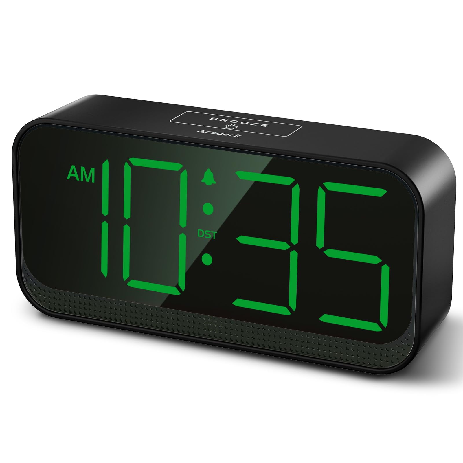 Reloj Despertador Digital Acedeck Que Funciona Con Pilas Y Pantalla Grande