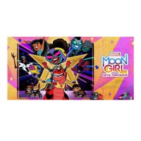 Desmarcar - Chica Luna Fondo Temático Pancarta Suministros De Decoración Para Fiesta De Cumpleaños, Decoración De Fondo De Fiesta Personalizado,150X90Cm