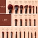 thumbnail image 2 of Set de brochas de maquillaje Jessup Premium Synthetic 21 piezas T271 Black, 2 of 9