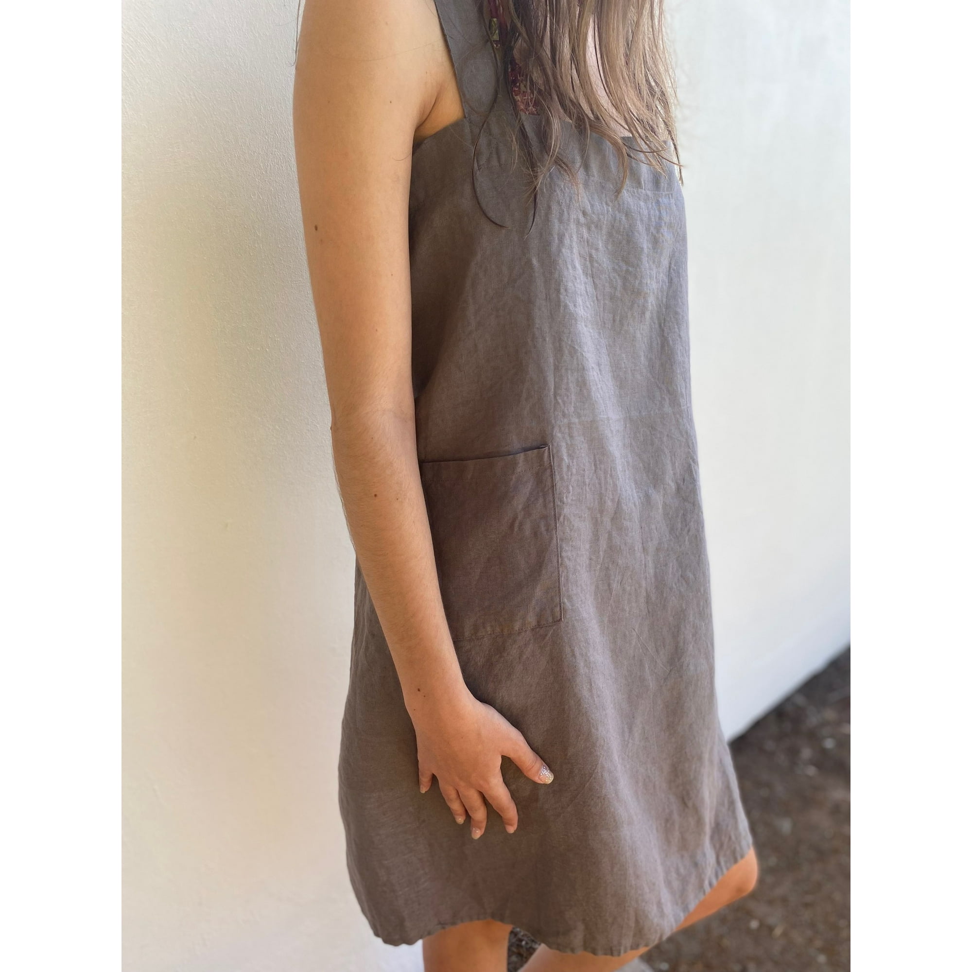 Purolino - Delantal 100% De Lino