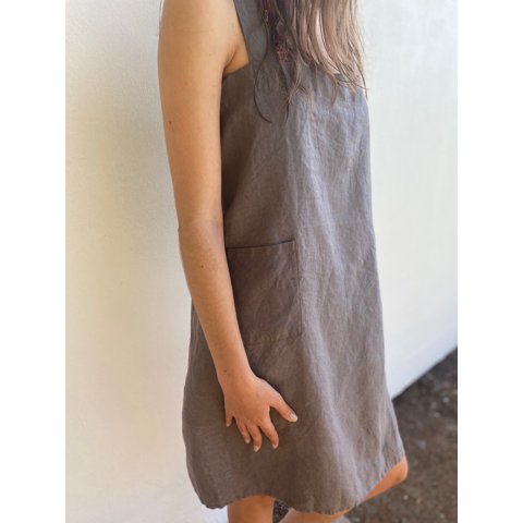 Purolino - Delantal 100% De Lino