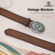 thumbnail image 3 of Cinturón TRIWORKS Vintage Turquesa 3.8 cm Cuero Sintético, 3 of 3