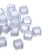 thumbnail image 1 of Cubitos de hielo reutilizables VOJP 2,5 cm de plástico transparente - paquete de 20, 1 of 7