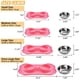 thumbnail image 4 of Cuencos Hubulk de acero inoxidable para mascotas y perros con tapete de silicona antiderrames, 4 of 8