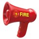 thumbnail image 1 of Los Ni?os Fingen Jugar A Los Bomberos, La Policía, El Megáfono, La Sirena, El Sonido, El Juguete De Mano, Rojo, 1 of 5