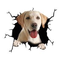 Bothyi - Pegatinas De Pvc Para Perros, Calcomanías Para Grietas De Coches, Adhesivos Para Ventana De Mascotas Para Pared, Nevera, Camión E