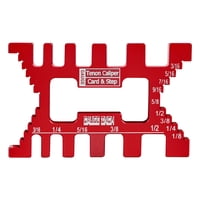 Ioensy - Medidor De Tarjeta De Calibre De Espiga De Plantilla De Medida Para Espacios De Máquina De Mesa De Sierra De Carpintería