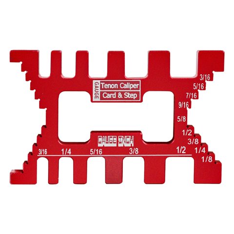 Ioensy - Medidor De Tarjeta De Calibre De Espiga De Plantilla De Medida Para Espacios De Máquina De Mesa De Sierra De Carpintería