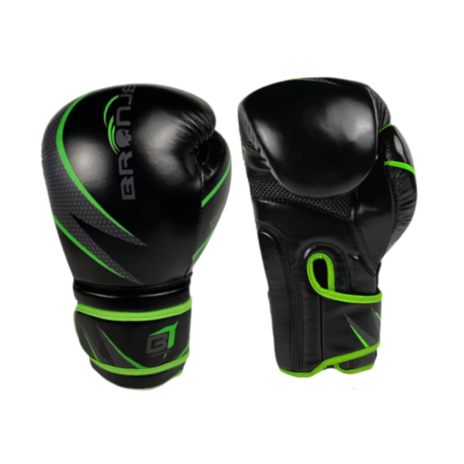 Magideal - Guantes De Boxeo Para Hombres Y Mujeres, Con Soporte Para Muñecas, Cómodos Guantes De Cuero Sintético Para Sparring, Guantes Para Saco De Boxeo, Para 14 Onzas