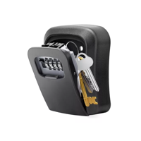 Genérico - Caja Seguridad Para Llaves Con Clave Color Negro