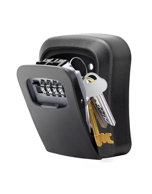 Genérico - Caja Seguridad Para Llaves Con Clave Color Negro