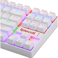 Genérico - Teclado Redragon Kumara K552 Rainbow Blanco Español