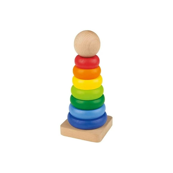 JUEGO DIDÁCTICO Torre de colores de madera