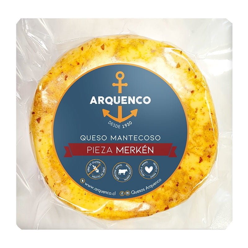 Queso Mantecoso Merkén Minipieza Trozado 500 g Arquenco