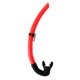 thumbnail image 2 of tubo de respiración mojado de silicona snorkel buceo equipo de snorkel naranja rojo, 2 of 3