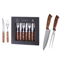 Set Parrilla 10 Piezas Acero Inoxidable Arthome Par04