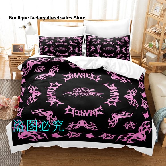 Hot JHAYCO Bedding Set Single Twin Full Queen King Size Bed Set Adult Kid Bedroom Duvetcover Sets Rap star parure de lit BedBed Sheets