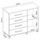 thumbnail image 5 of Comoda 4C Holz Blanco, 5 of 5