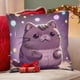 thumbnail image 4 of Pusheen Fundas de almohada de terciopelo con tema, regalos de funda de almohada, decoración para el hogar, cojín de lanzar, regalo de cumpleaños para fans y parejas.56*56cm., 4 of 6