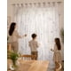 thumbnail image 2 of Cortina Visillo Translúcida con Estampado Floral para Living y Dormitorio, 2 of 8