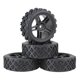 thumbnail image 4 of 4 Uds RC Llantas De Goma Neumáticos 71mm Resistente Al Desgaste Para HSP Crawler Accs Negro, 4 of 5