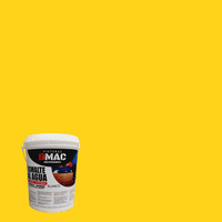 Bmac - Esmalte Al Agua Amarillo Rey Semibrillo Galon