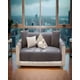 thumbnail image 4 of Funda De Sofa De 5 Piezas Con Flecos Gris, 4 of 4