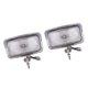 thumbnail image 5 of 2 Faros Delanteros De 12 V, Montaje Universal Para Motocicleta, Lámpara De Cabeza Rectangular, 55 W, Cromado, 5 of 5