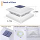 thumbnail image 4 of Luces Solares para Tapas de Poste APONUO 5,7 cm Impermeables Pack de 6, 4 of 7