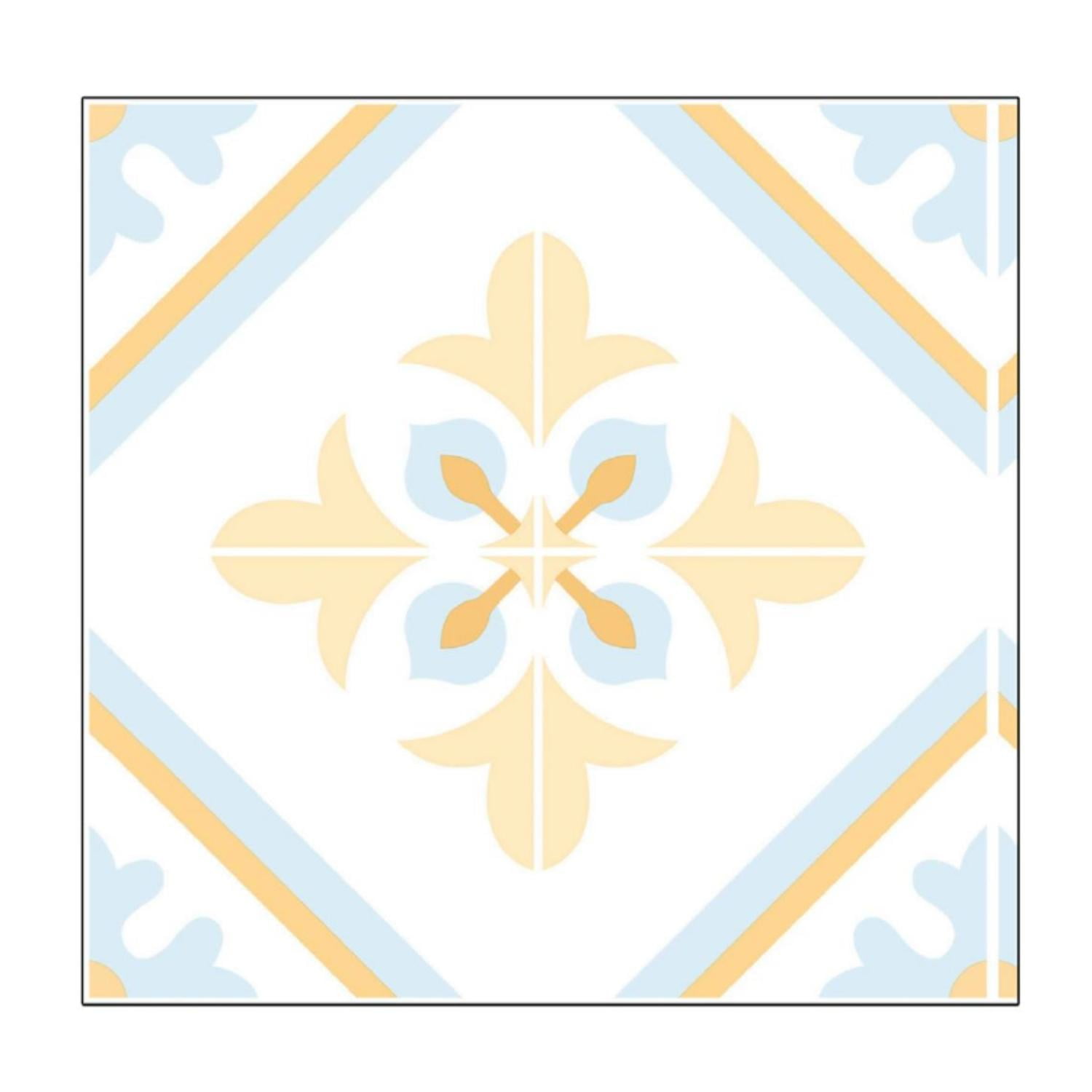 Mobii - Piso Vinilico Adhesivo. Simil Ceramica. 0,9 M2. 0903