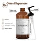 thumbnail image 4 of Dispensador De Jabón Vidrio Ámbar Grueso 480 Ml Paquete De 2, 4 of 8