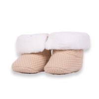 Pantufla Recién Nacido Unisex Beige Pillin