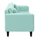 thumbnail image 3 of Sofa New Retro 3c + 2 Pouf Felpa 00 Verde Agua, 3 of 6