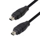 thumbnail image 1 of Cable FireWire 400 GINTOOYUN de 4 pines macho a macho, 6 pies, negro, 1 of 4