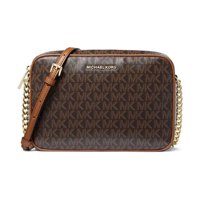 Bolso Crossbody Michael Kors Jet Set Grande East/West Vainilla Marrón/Avellana