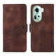 thumbnail image 1 of Carcasa FOXDOCK OPPO Reno 11 5G de cuero PU, diseño acolchado clásico, protección contra caídas y rayones, 1 of 5